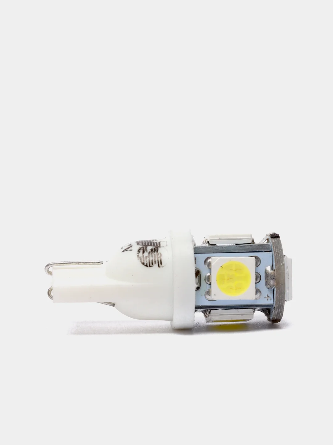 Лампа светодиодная LED Т10/белый/ (W2,1x9,5d) 5SMD 5050 3 chip, W5W, блистер 2 шт