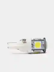 Лампа светодиодная LED Т10/белый/ (W2,1x9,5d) 5SMD 5050 3 chip, W5W, блистер 2 шт