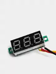 Красный вольтметр 0.28" для Ардуино (Arduino) белый, красный, желтый, зеленый, синий