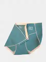 Бирюзовый трусы женские хлопковые, бесшовные