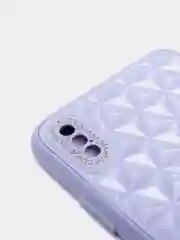 Лавандовый чехол со стразами для iPhone 11PRO, 12PROMAX, 12PRO,  X/XS