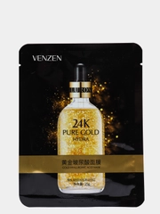 Маска салфетка с золотом 24k pure gold,  25гр