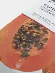 Маска салфетка для лица с экстрактом папая и коллагена