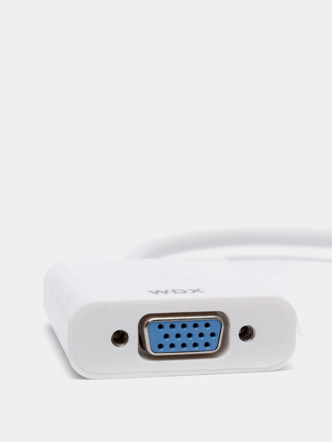 Белый переходник-адаптер HDMI - VGA