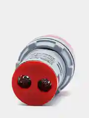 Красный вольтметр в круглом корпусе 22мм
