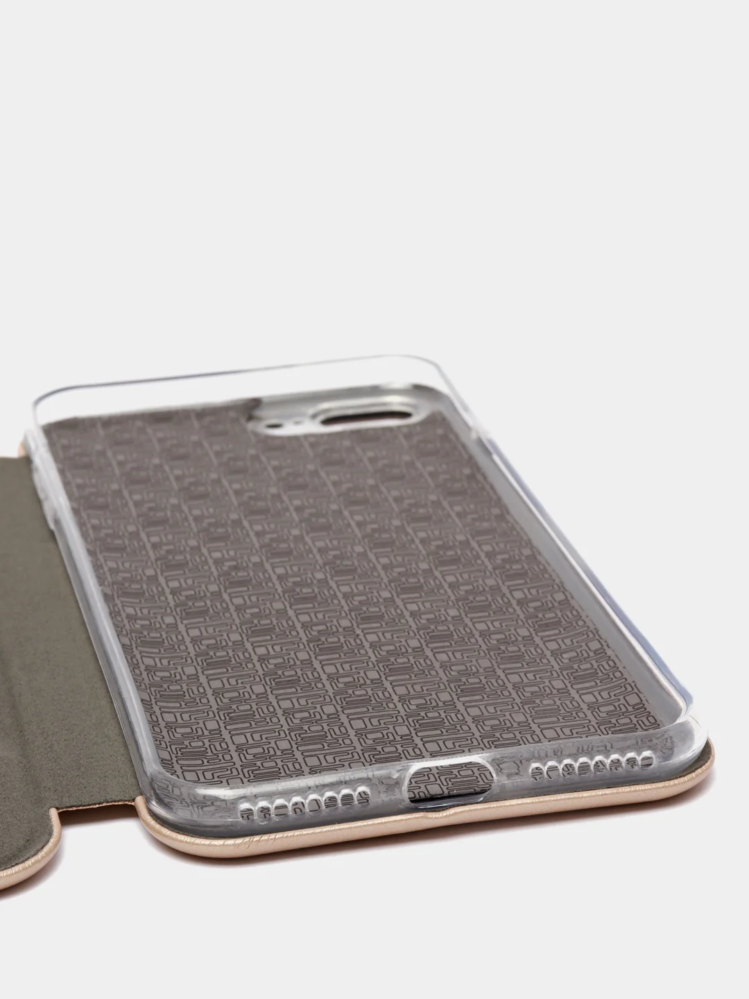 Золотой чехол-книжка на iPhone 6/6s, 6 Plus, 7/8, SE 2020, 7/8 Plus, X, XR, XS Max, 11, 11 Pro Max