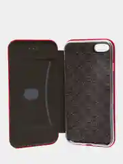Красный чехол-книжка на iPhone 6/6s, 6 Plus, 7/8, SE 2020, 7/8 Plus, X, XR, XS Max, 11, 11 Pro Max