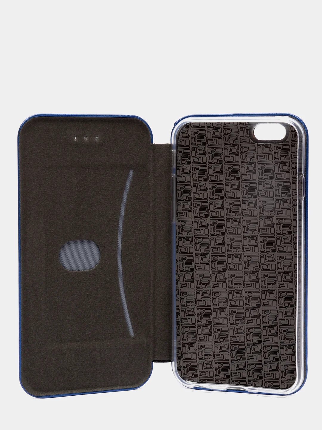 Синий чехол-книжка на iPhone 6/6s, 6 Plus, 7/8, SE 2020, 7/8 Plus, X, XR, XS Max, 11, 11 Pro Max