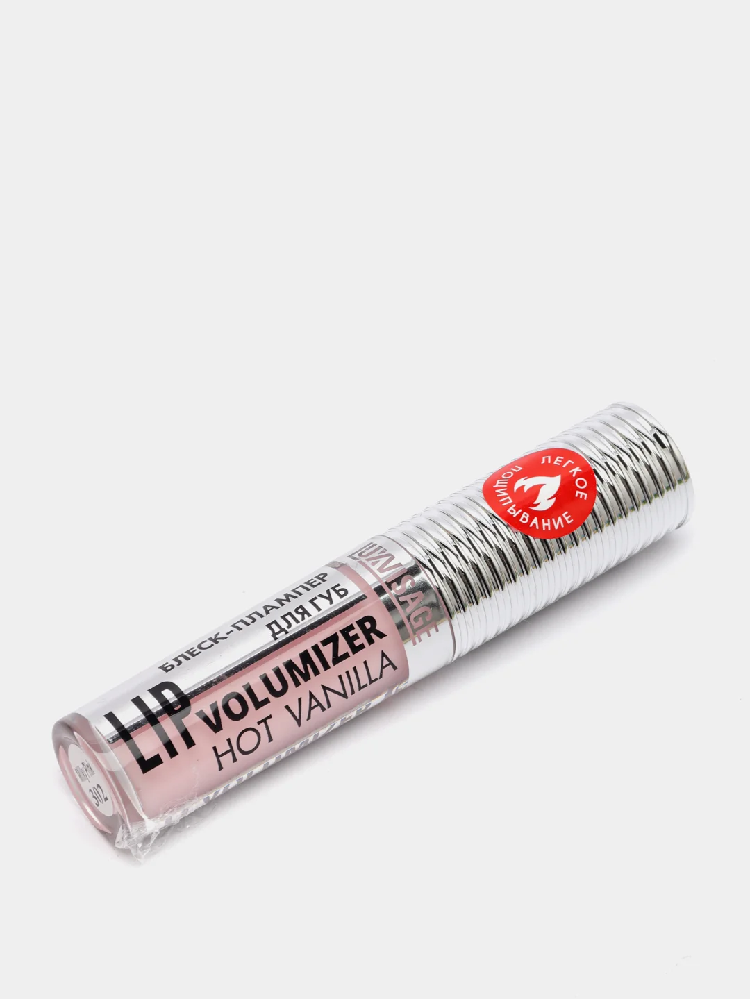 Блеск-плампер для губ LUXVISAGE LIP volumizer hot vanilla тон 302 Milky Pink