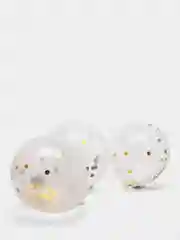 Лимонный воздушные шары с конфетти, 3 штуки