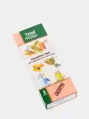 Лакомство Triol Original для волнистых попугаев АССОРТИ (уп.3шт.), 80г