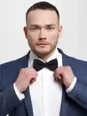 Черный бабочка черная классическая