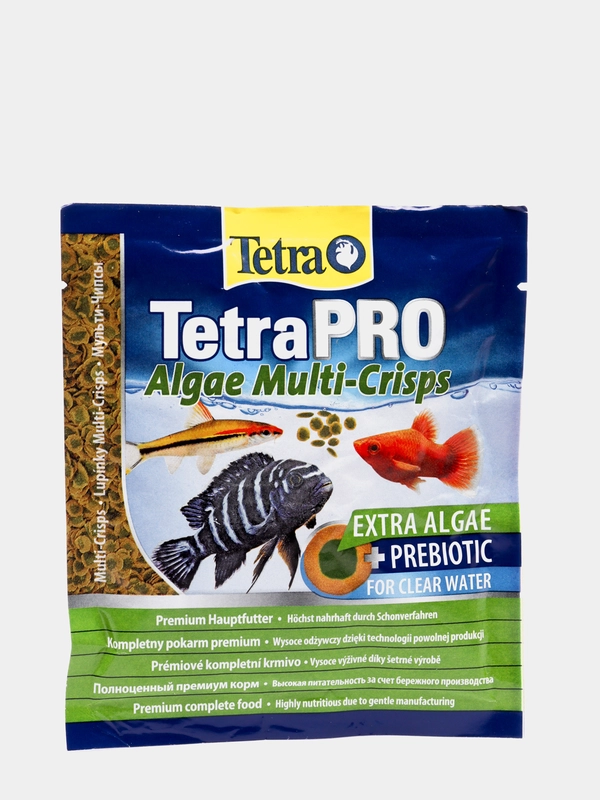 Tetra TetraPro Algae Multi-Crisps корм для всех видов рыб в чипсах, 12 г