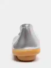 Серебряный балетки женские из натуральной кожи, 4 цвета
