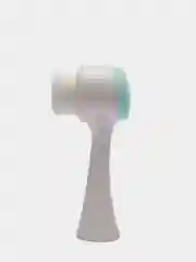 Голубой щеточка для очищения и пилинга лица, двухсторонняя