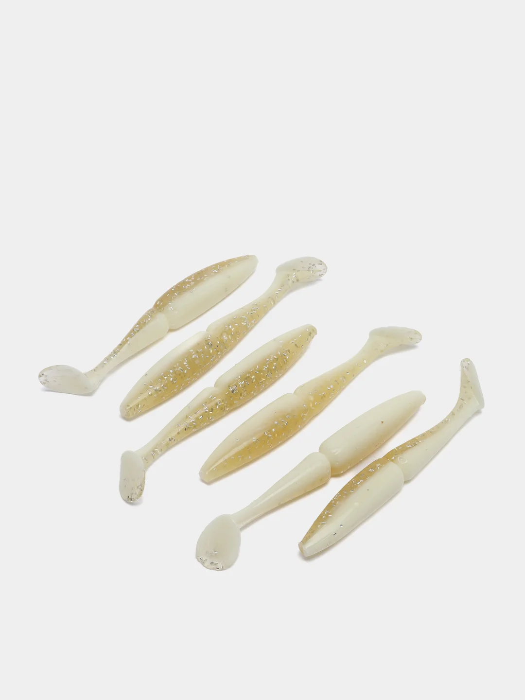 Белый приманка мягкая Sawamura OneUp Shad 4 дюйма