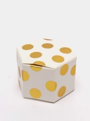 Мини шестигранная подарочная коробка, 3 шт