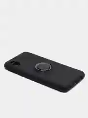 Черный чехол для Samsung A01 Core с кольцом