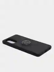 Черный чехол для Samsung A72 с кольцом