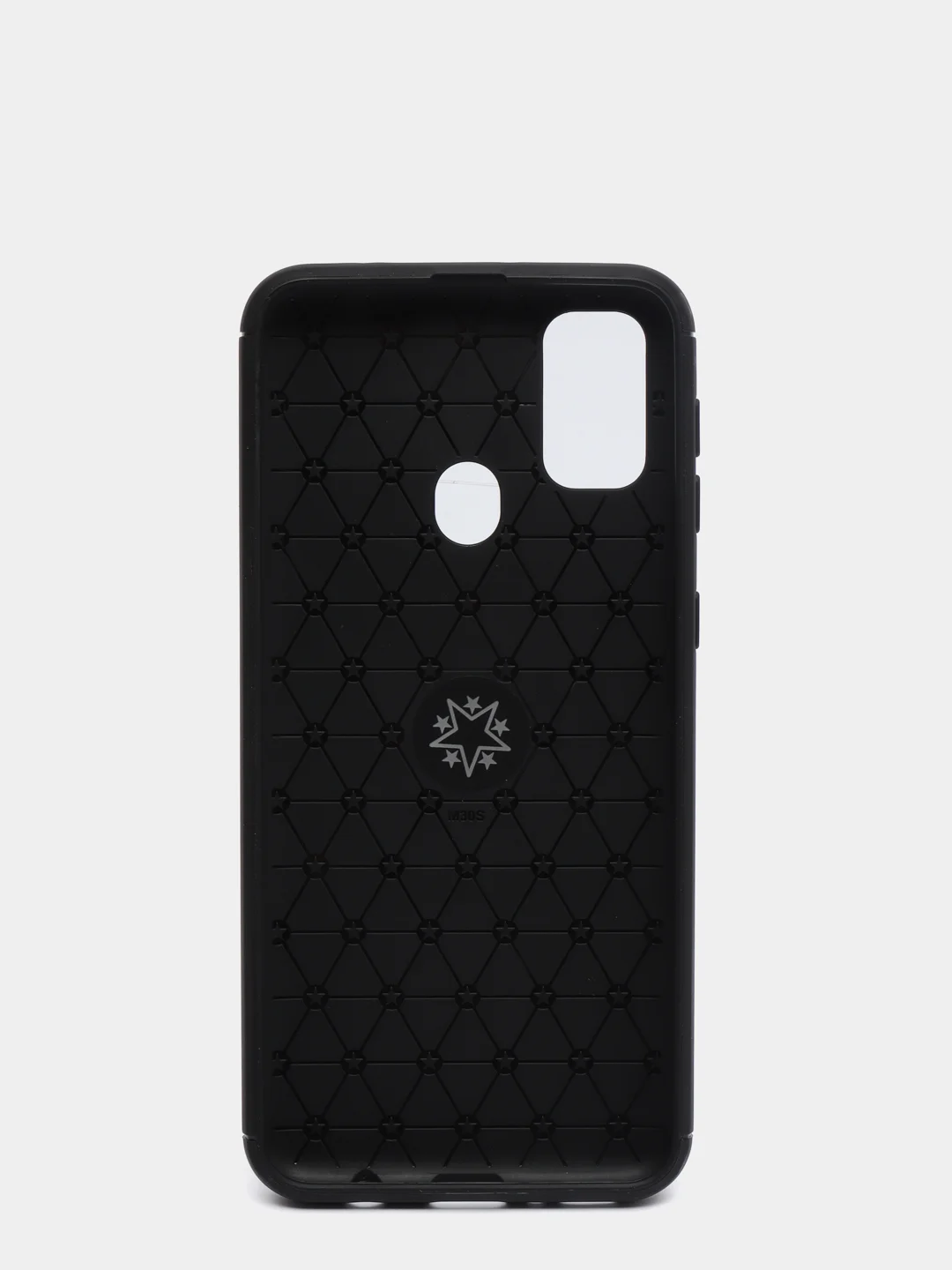 Черный чехол для Samsung M30s с кольцом