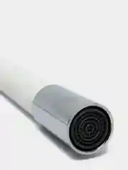 Излив для смесителя, гибкий, силиконовый, белый
