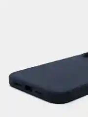 Синий меланж чехол Silicone Case силиконовый с микрофиброй IPhone 5/5s/SE 6/6s 7/8 7+/8+ X/XS / 11 / 12