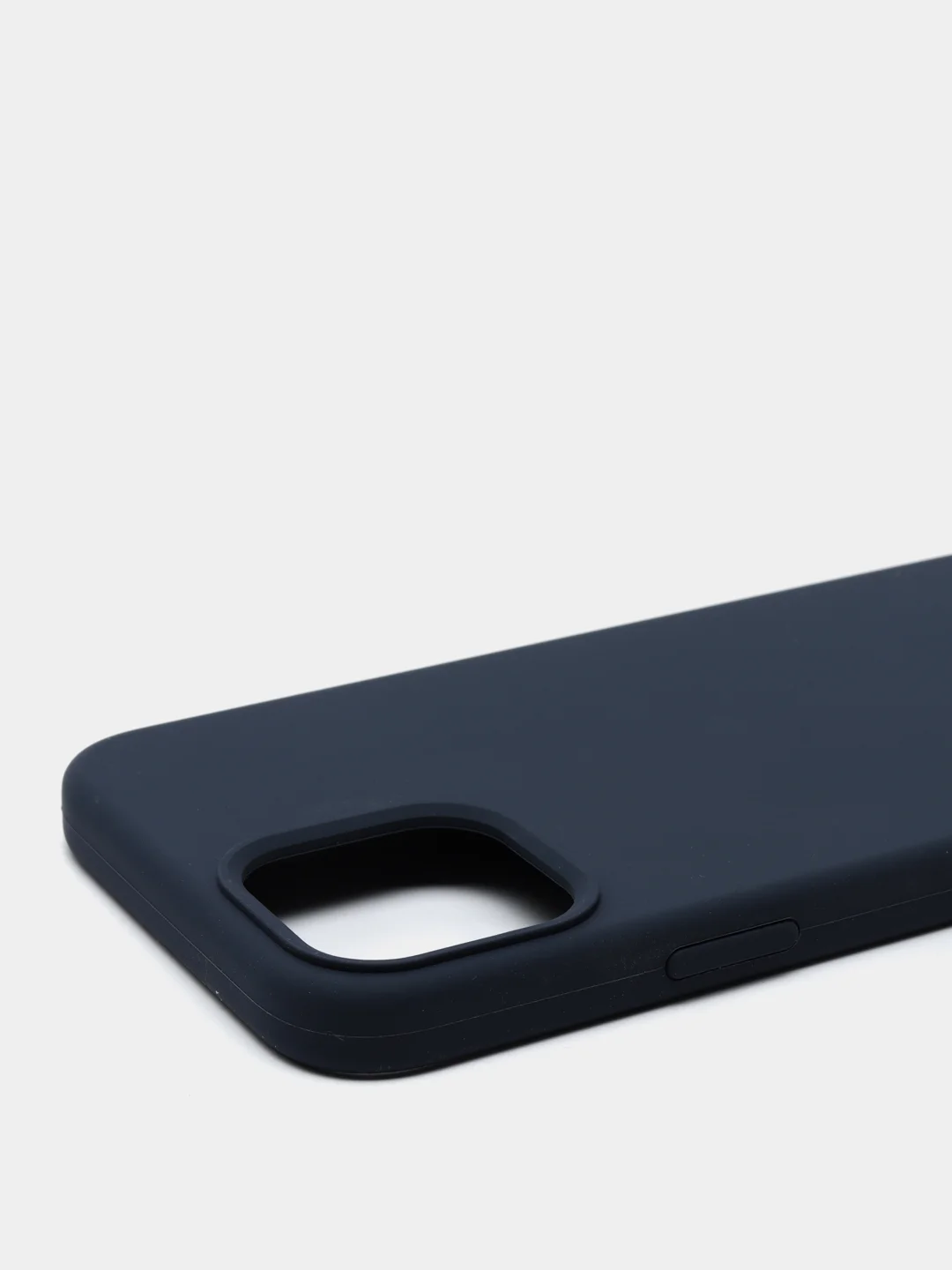 Синий меланж чехол Silicone Case силиконовый с микрофиброй IPhone 5/5s/SE 6/6s 7/8 7+/8+ X/XS / 11 / 12