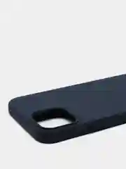 Синий меланж чехол Silicone Case силиконовый с микрофиброй IPhone 5/5s/SE 6/6s 7/8 7+/8+ X/XS / 11 / 12