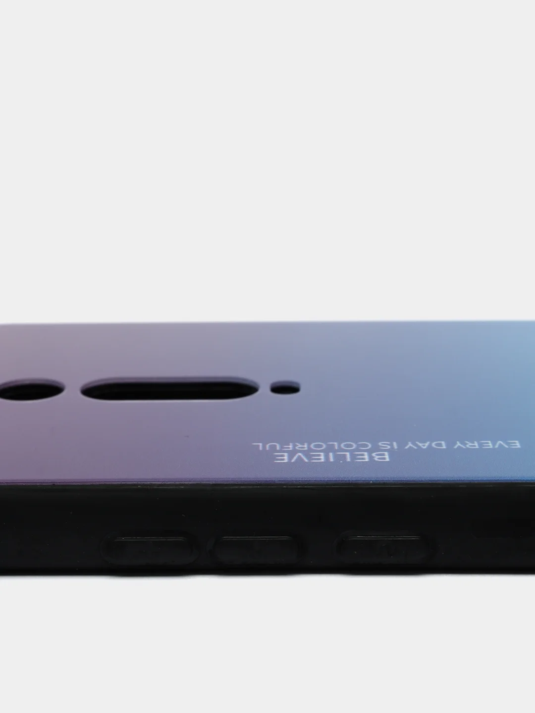 Фиолетовый градиентный чехол из закалённого стекла для Xiaomi Redmi 7A,8A,6A,8,Note 8,7,8T,10,K20,9T