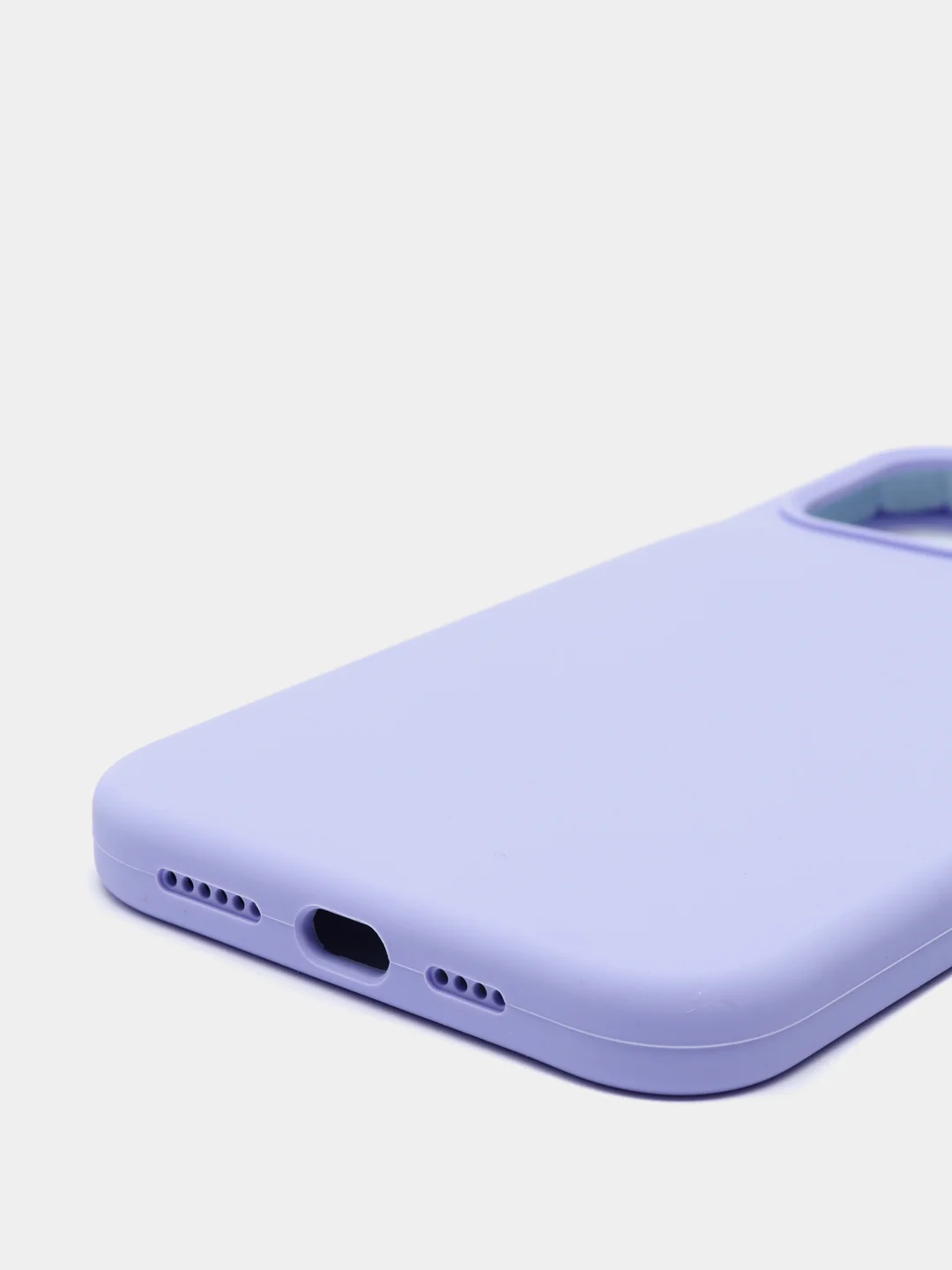 Лавандовый чехол Silicone Case силиконовый с микрофиброй IPhone 5/5s/SE 6/6s 7/8 7+/8+ X/XS / 11 / 12