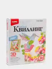 Набор для творчества в технике квиллинг. Панно Колибри. Lori