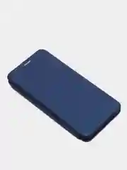 Синий чехол-книжка для Samsung A42 Самсунг А42  Золотой Красный Синий Черный цвета с карманом