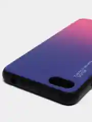 Темно-синий градиентный чехол из закалённого стекла для Xiaomi Redmi 7A,8A,6A,8,Note 8,7,8T,10,K20,9T