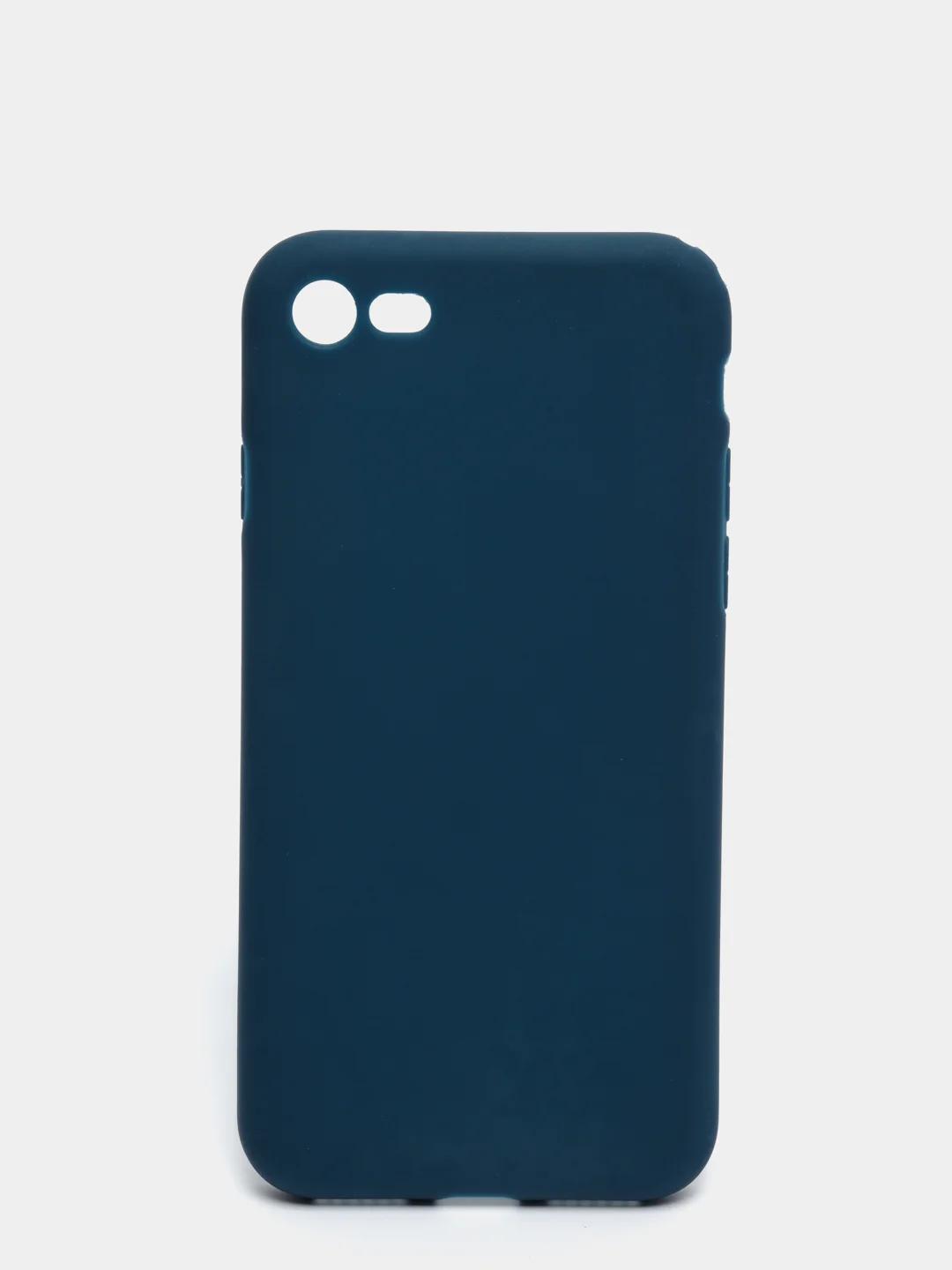 Темно-синий силиконовый чехол для iPhone 5/5s/se, 6/6s, 7/8, 7+/8+, X/Xs, Xs max, Xr, 11, 11 pro