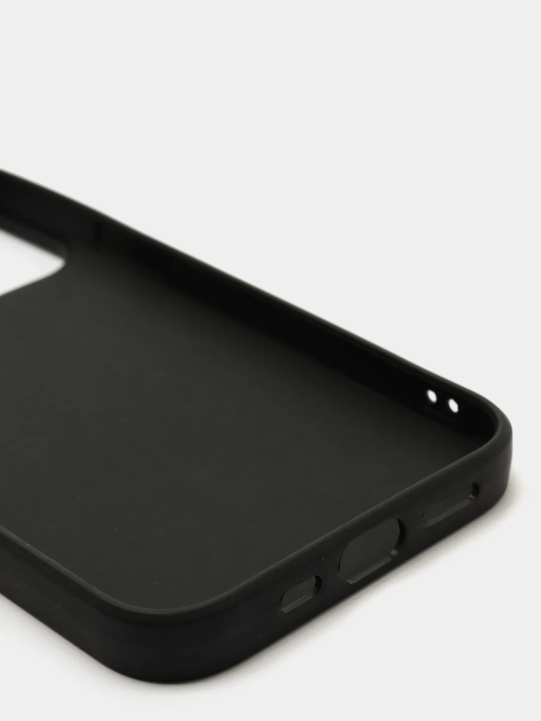 Черный силиконовый чехол для iPhone 13, 13 Pro, 13 Pro Max, 13 Mini, с бортами