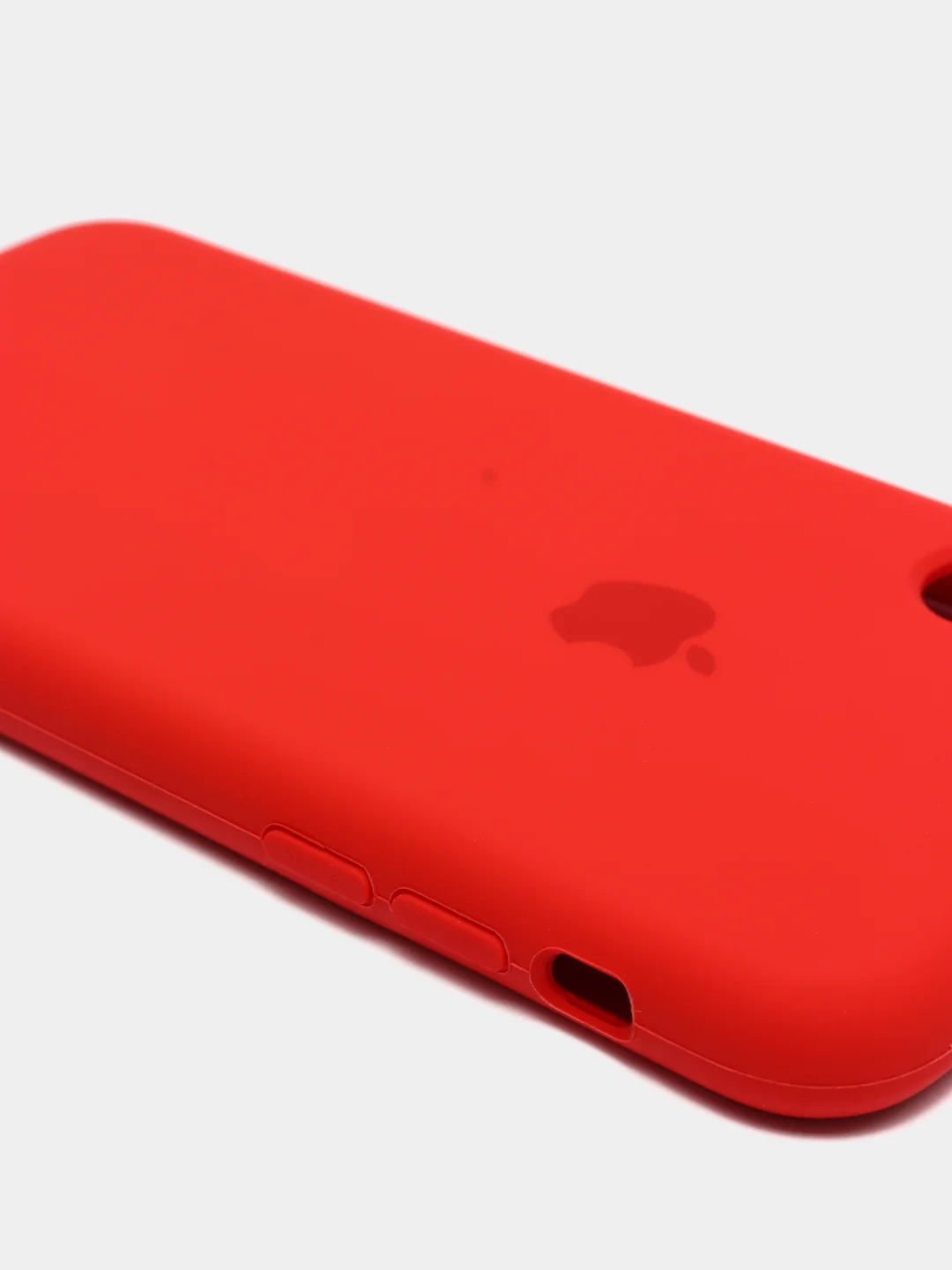 Красный силиконовый чехол для Айфон 6/6s, 7/8, 7+/8+, X/Xs, Xr, 11, 11Pro, 11ProMax