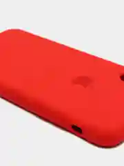 Красный силиконовый чехол для Айфон 6/6s, 7/8, 7+/8+, X/Xs, Xr, 11, 11Pro, 11ProMax