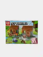 Зеленый конструктор LEDUO "My World" 4 в 1, 180-245 деталей