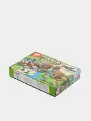 Зеленый конструктор LEDUO "My World" 4 в 1, 180-245 деталей