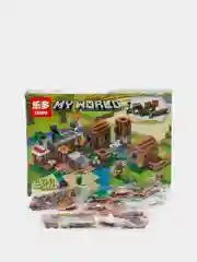 Зеленый конструктор LEDUO "My World" 4 в 1, 180-245 деталей