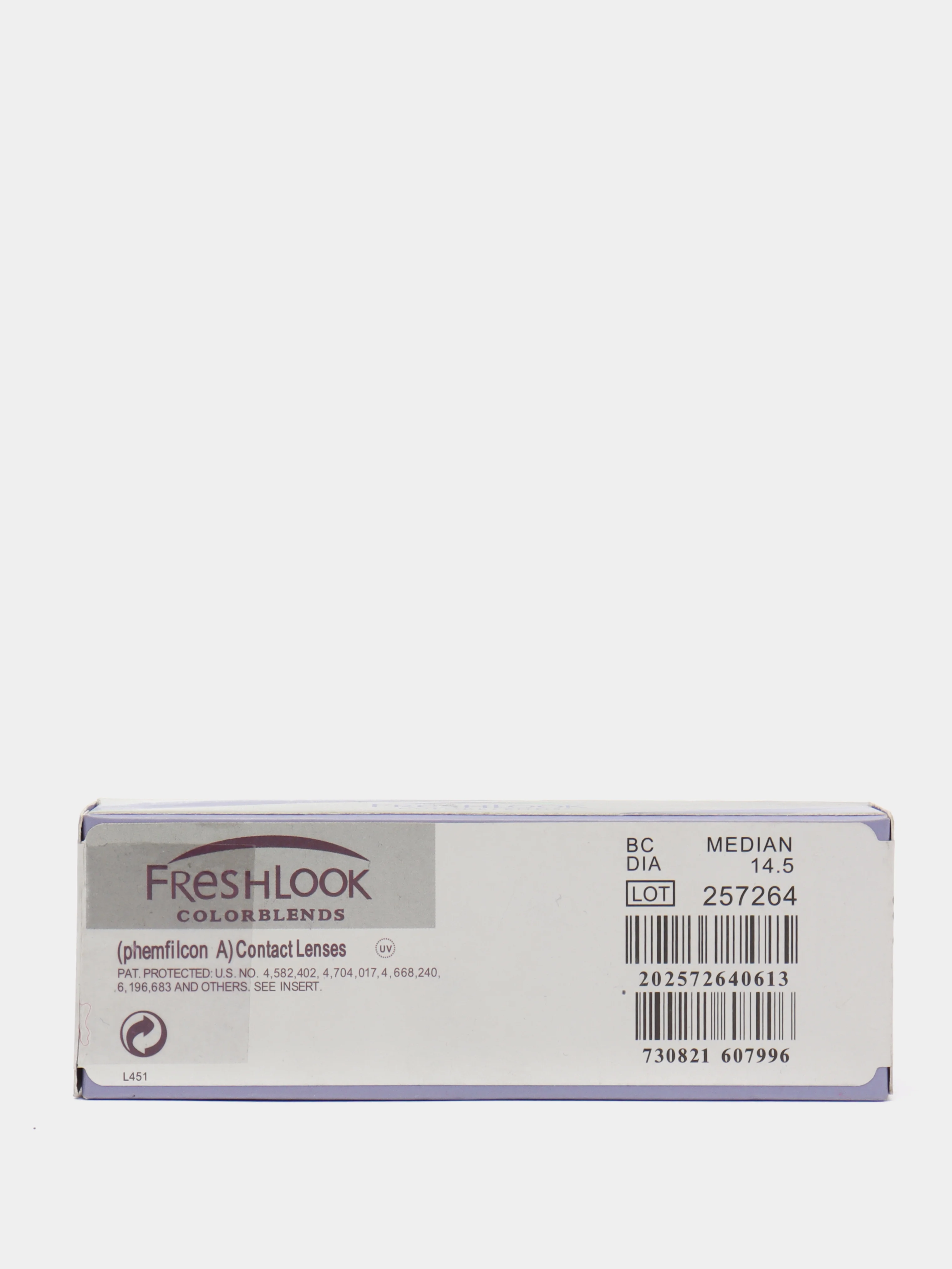 Коричневый цветные контактные линзы "FreshLook ColorBlends" (1 уп.=2 шт.) 01