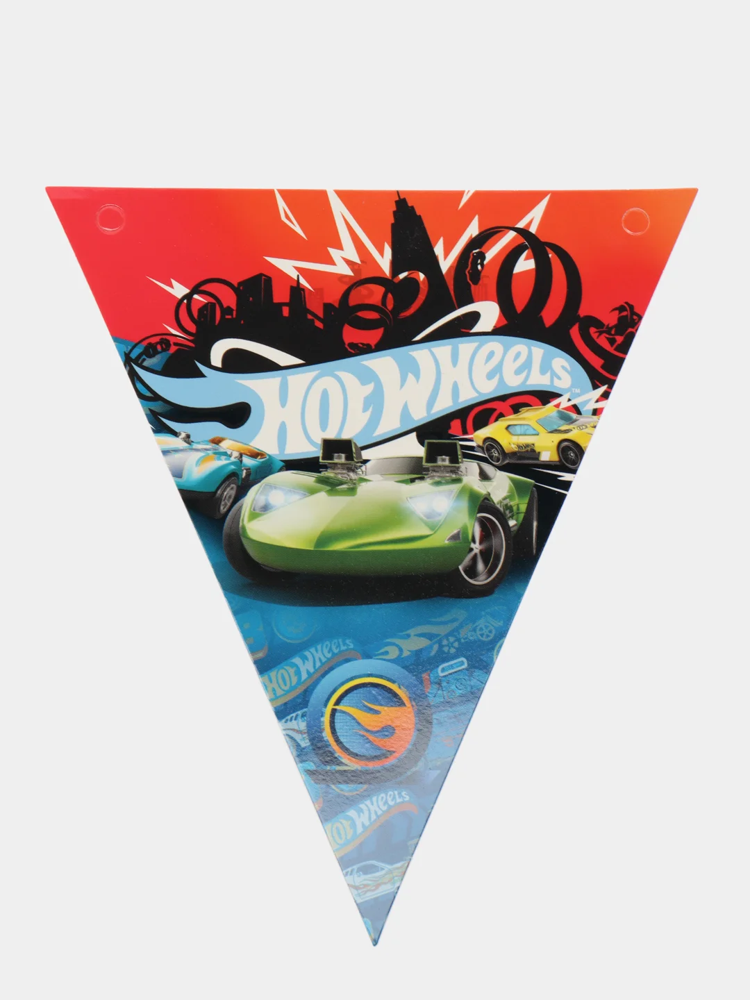 Hot Wheels. Гирлянда поздравительная "Персонажи" (флажки)
