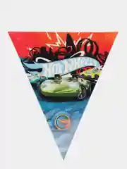 Hot Wheels. Гирлянда поздравительная "Персонажи" (флажки)