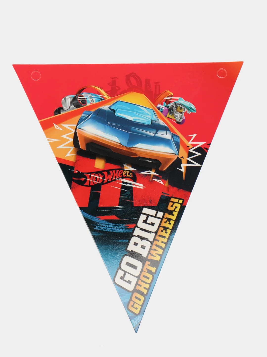 Hot Wheels. Гирлянда поздравительная "Персонажи" (флажки)