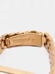 Желтый металлический ремешок для Xiaomi Mi Band 3 / 4 / 5 / 6