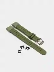 Хаки ремешок для Honor Band 4 / 5 (Хонор банд) силиконовый спортивный