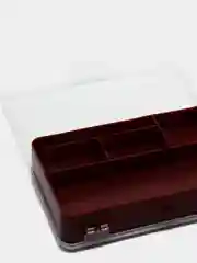 Бордовый органайзер двусторонний для хранение вещей