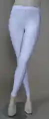 Белый лосины хлопок