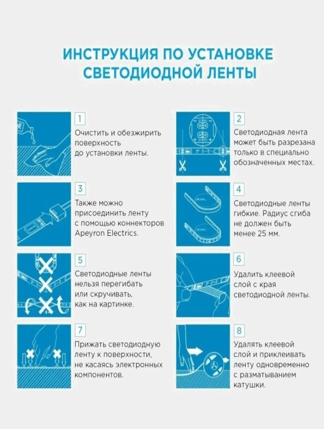 Светодиодная новогодняя лента с пультом, 5 метров, блок питания RGB и White белый цвет