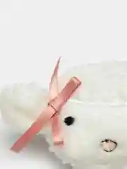 Белый мягкий детский значок